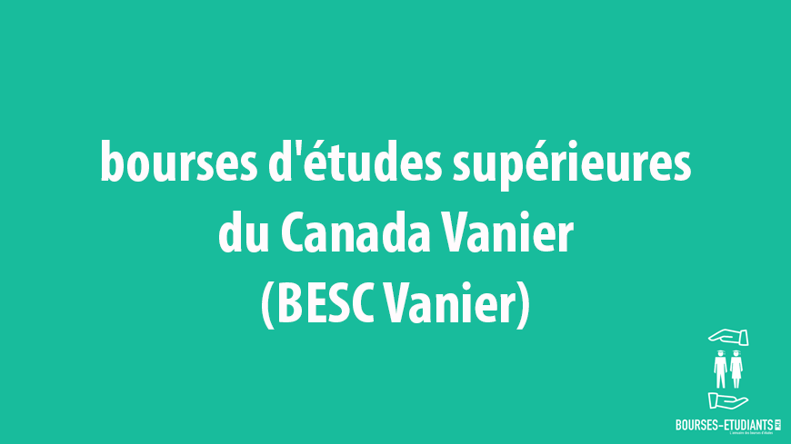 bourse BESC Vanier