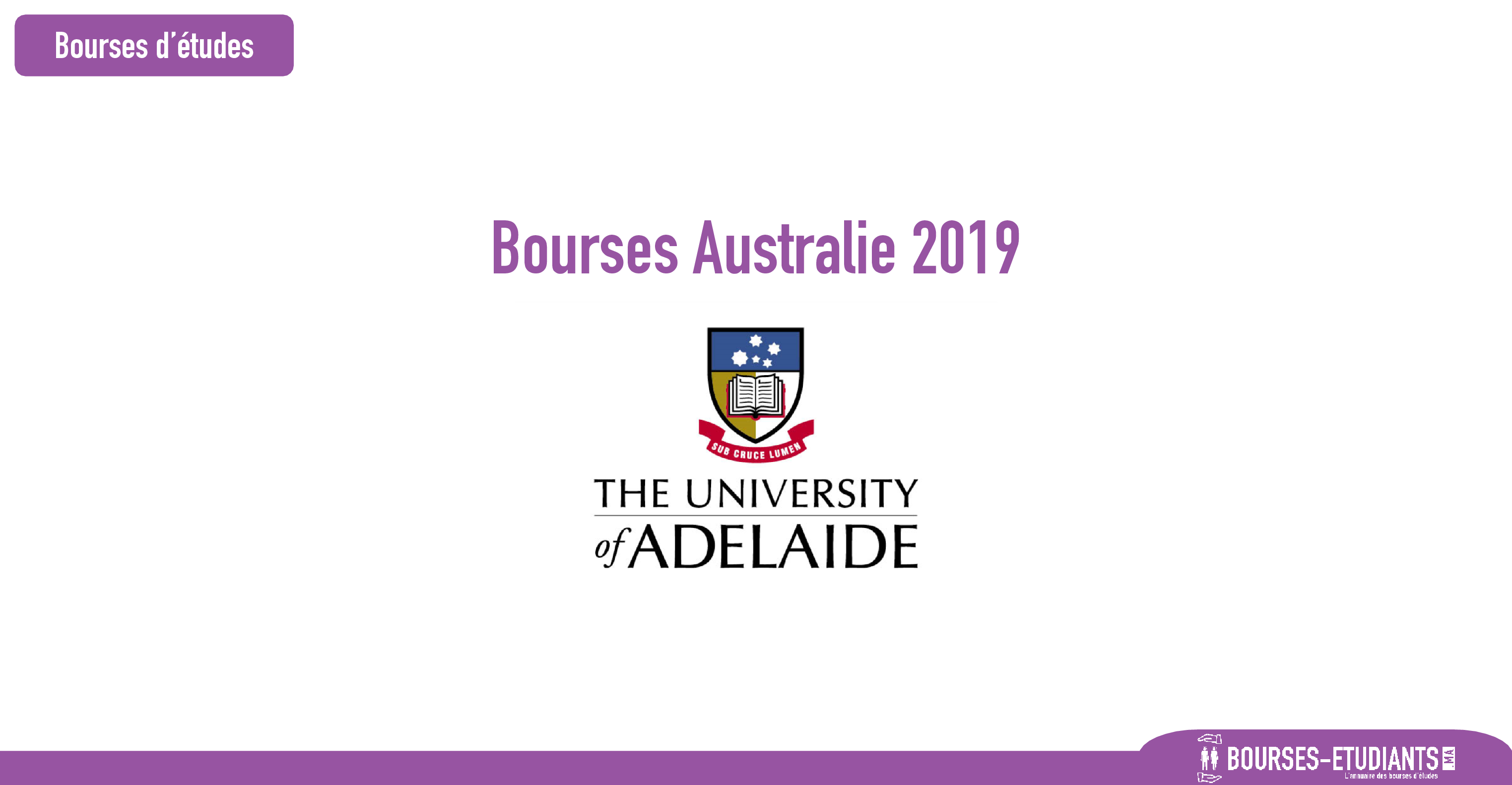 bourse University of Adelaide