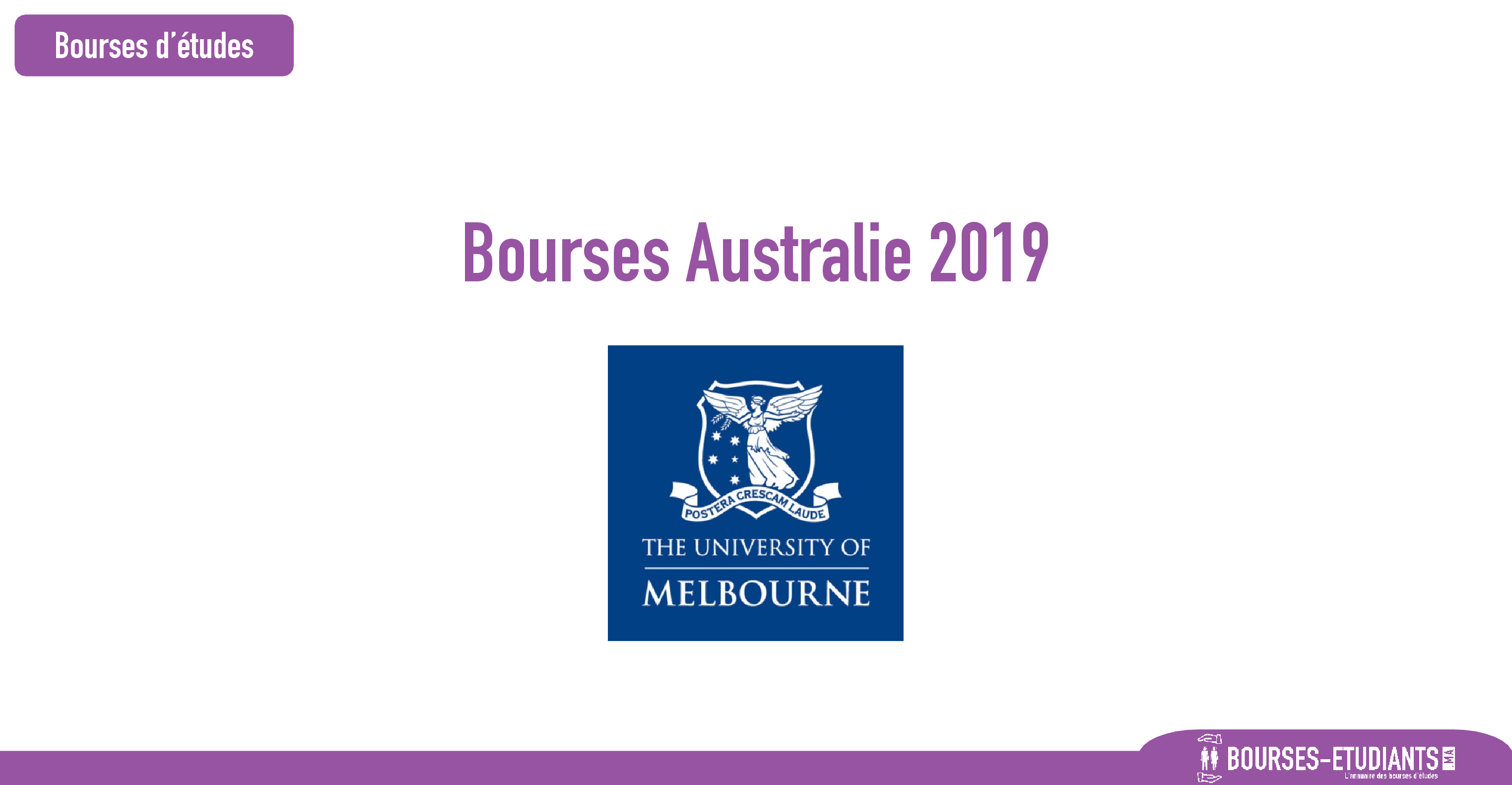 bourse University of Melbourne