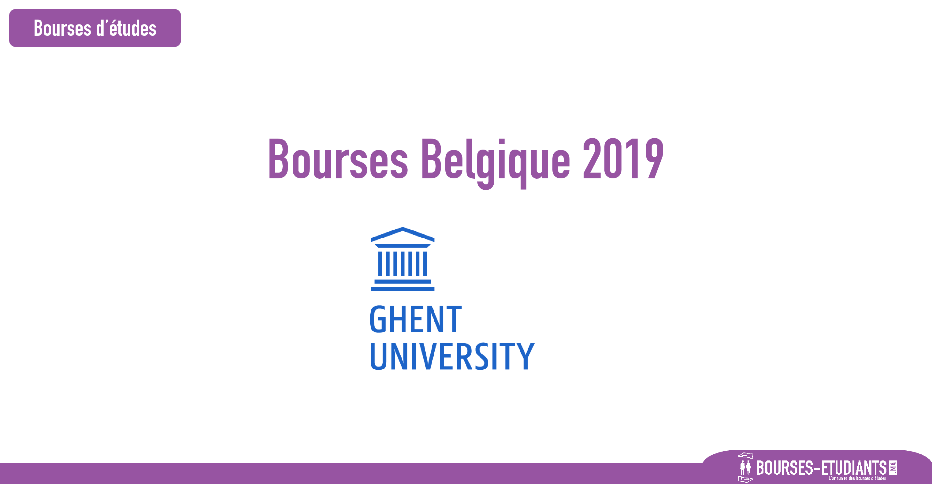 bourse University of Ghent