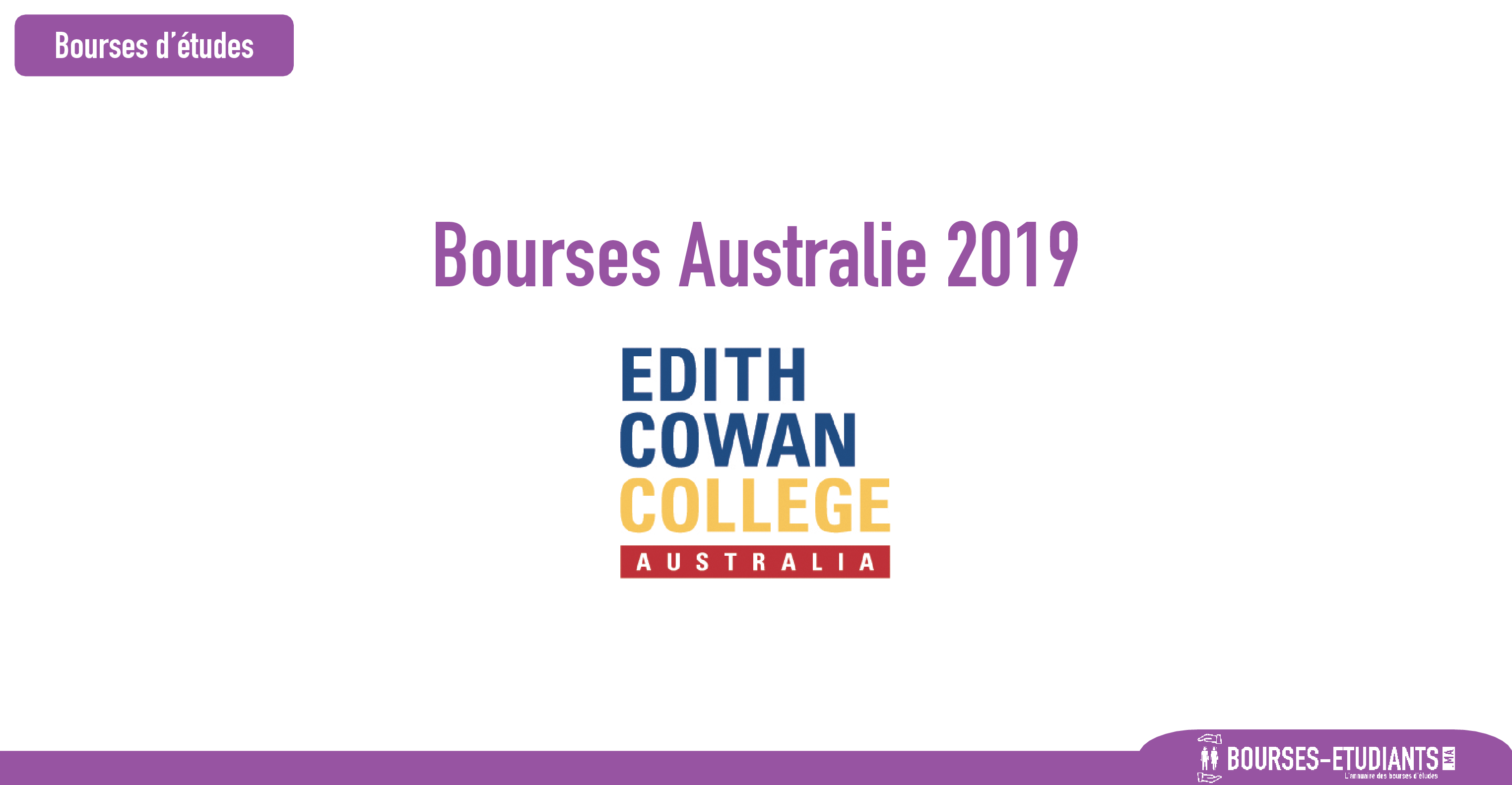 bourse Edith Cowan University