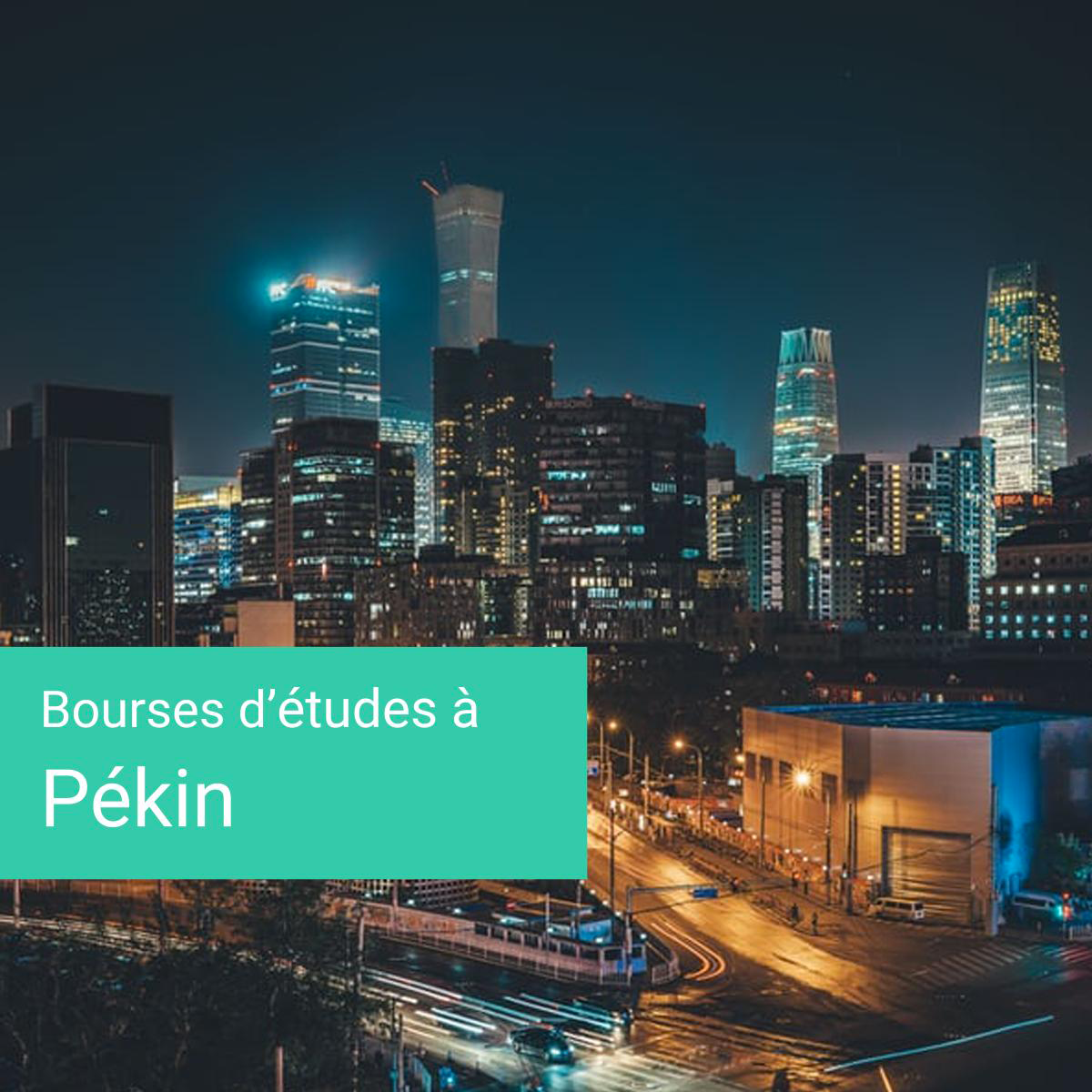 Études à Pékin