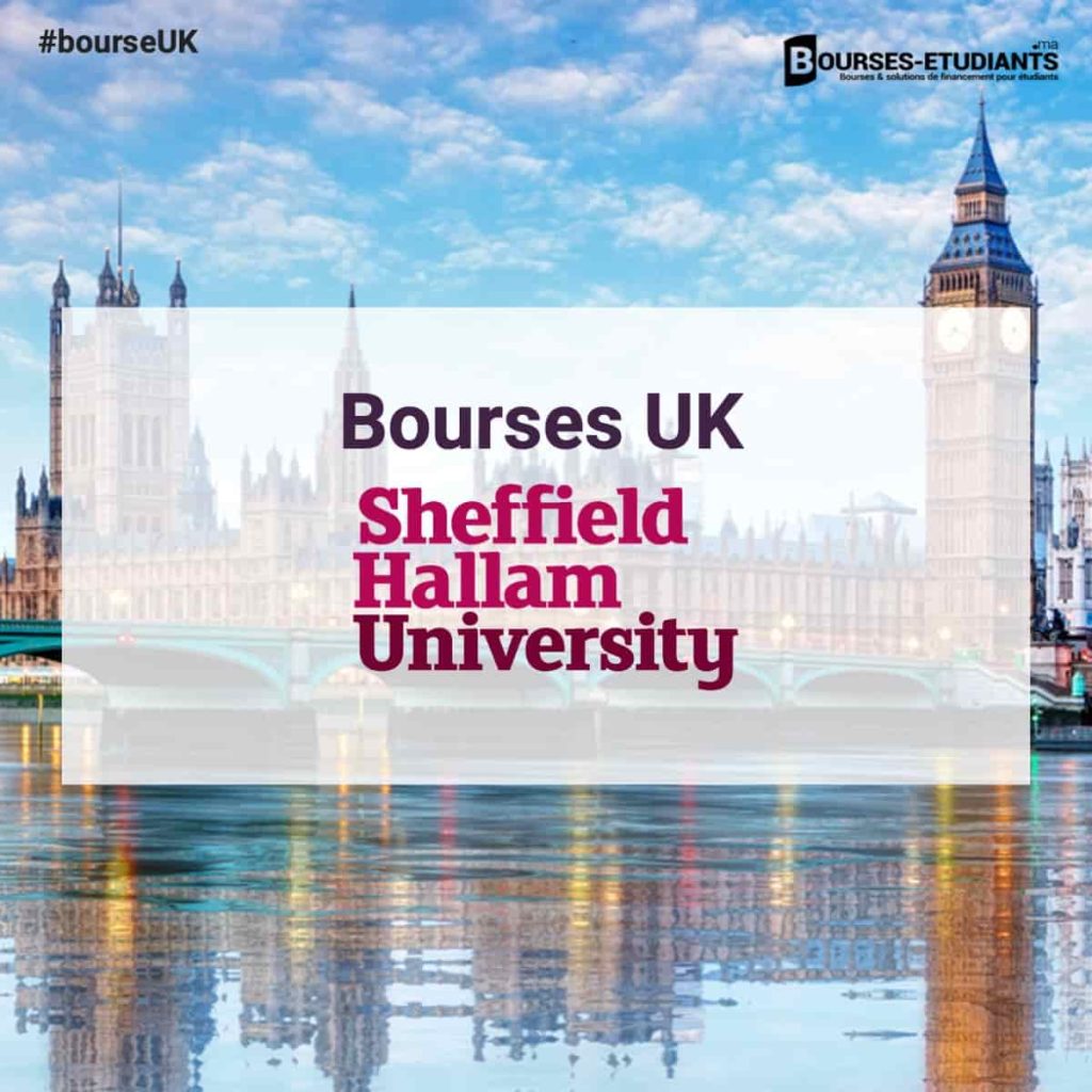 Bourse Sheffield Hallam University UK