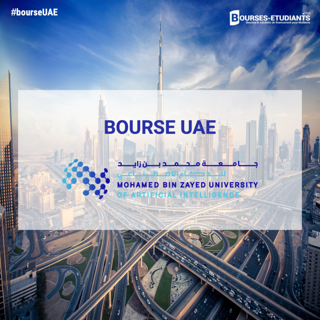 Master, PhD à l’Université Mohamed Bin Zayed d’intelligence artificielle - Bourse d'études Emirats Arabes Unis 2024